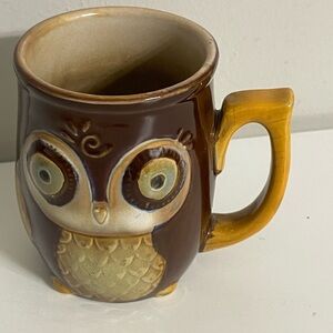 VTG Gibson Brown Owl Ceramic‎ Mug with Handle